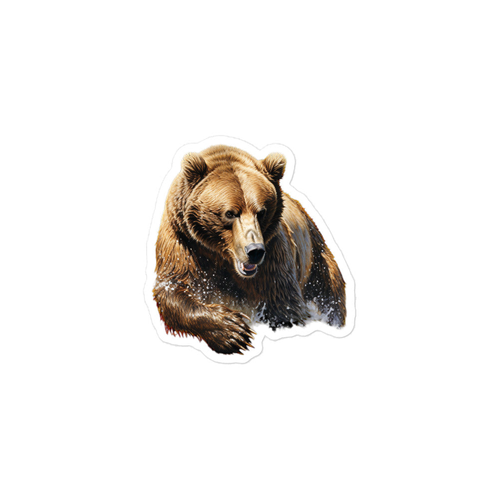 Grizzly Bear Sticker - Stickerfy.ai