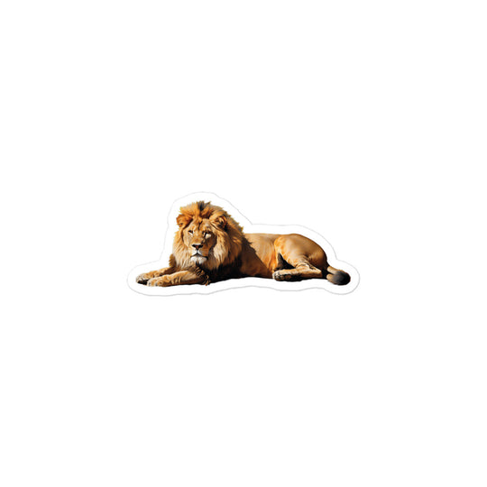 African Lion Sticker - Stickerfy.ai