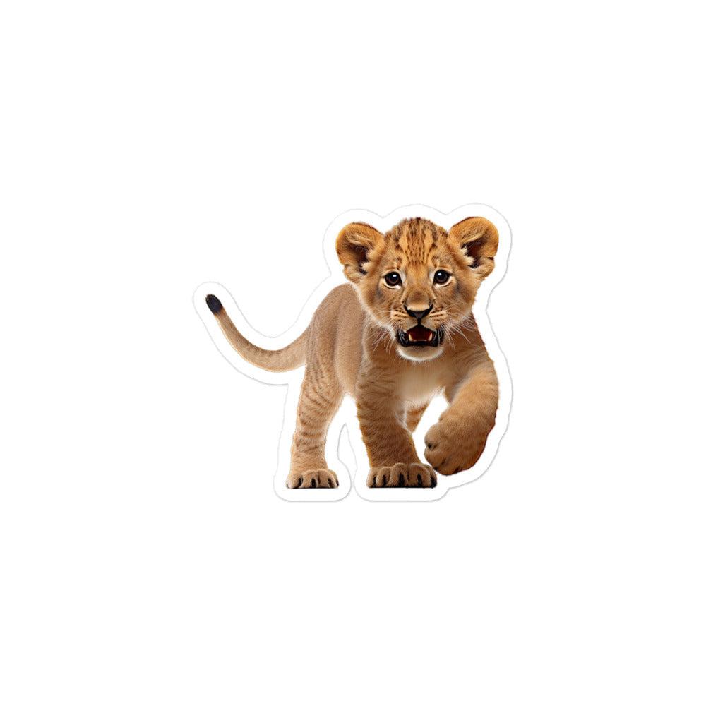 African Lion Sticker - Stickerfy.ai