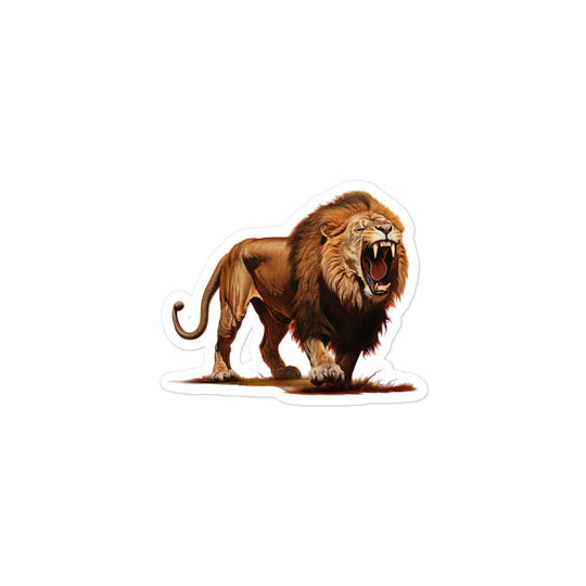 African Lion Sticker - Stickerfy.ai