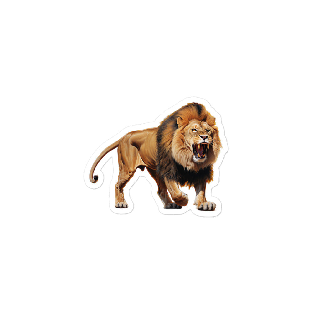 African Lion Sticker - Stickerfy.ai