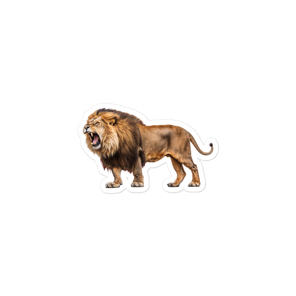 African Lion Sticker - Stickerfy.ai