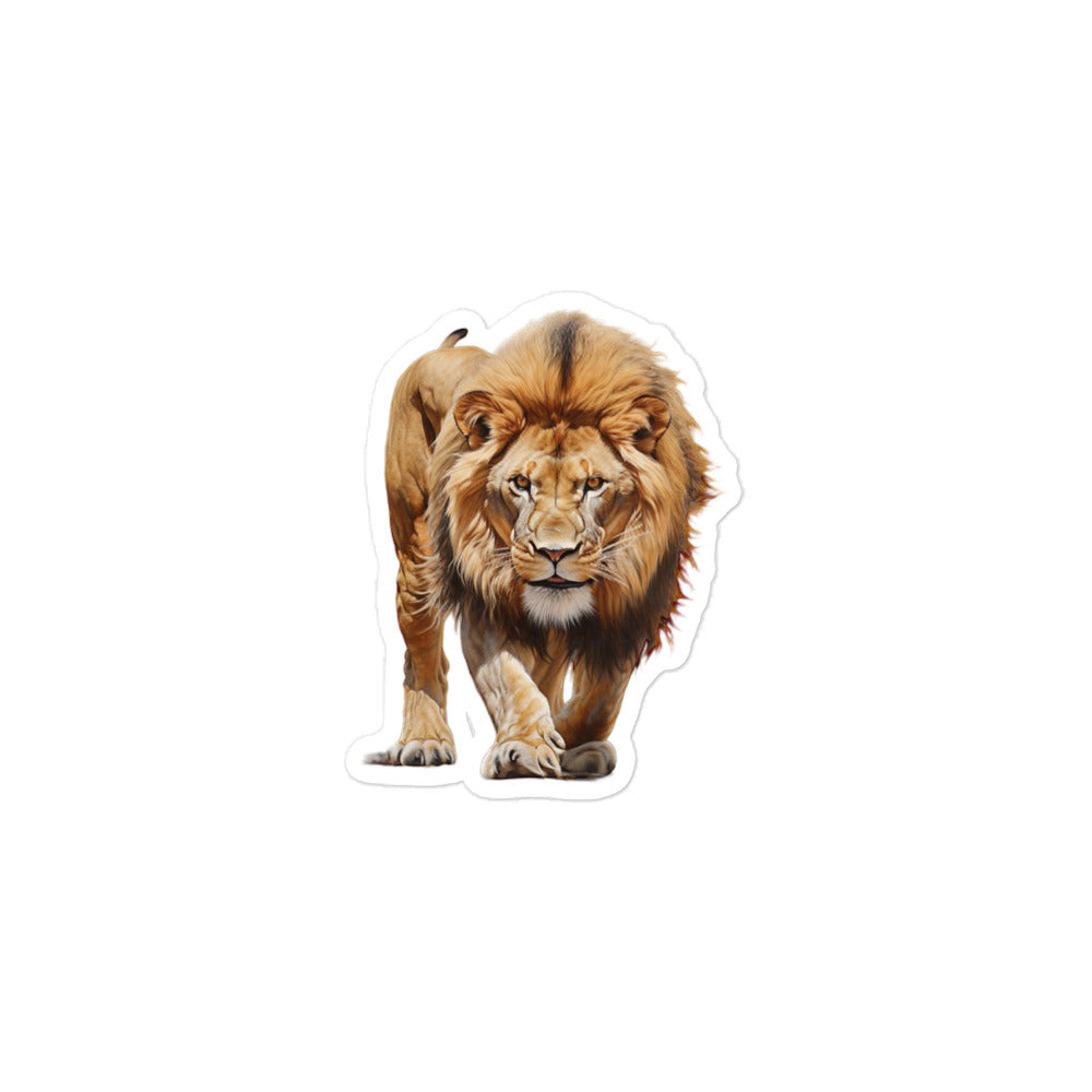 African Lion Sticker - Stickerfy.ai