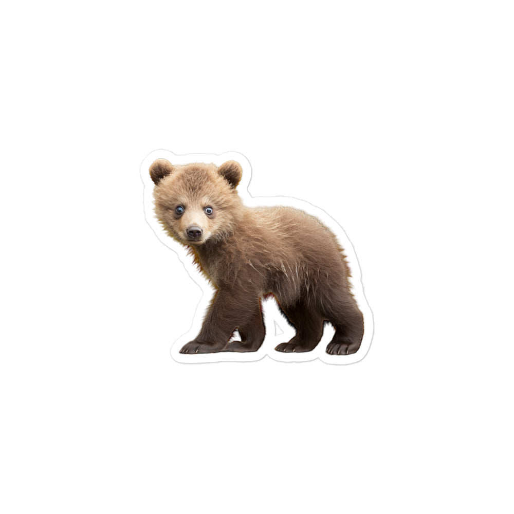 Kodiak Bear Sticker - Stickerfy.ai