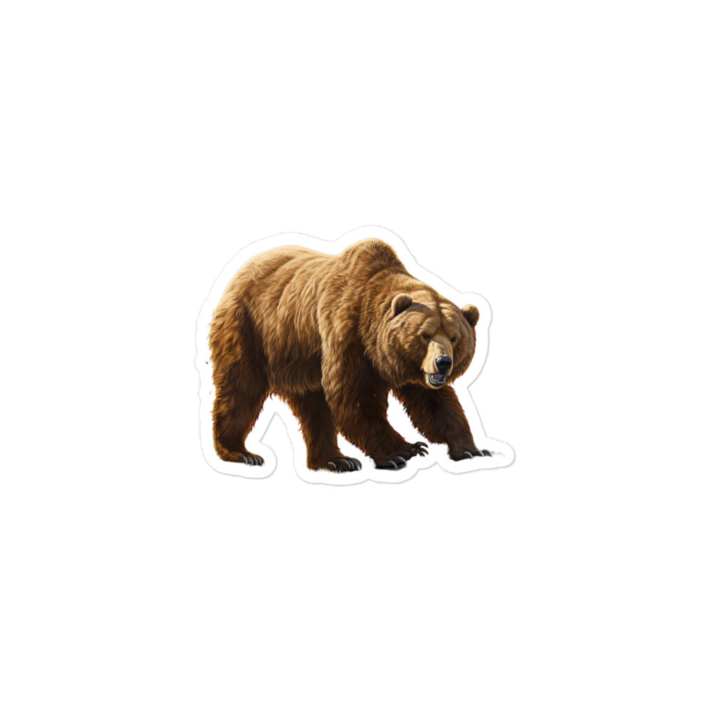 Kodiak Bear Sticker - Stickerfy.ai