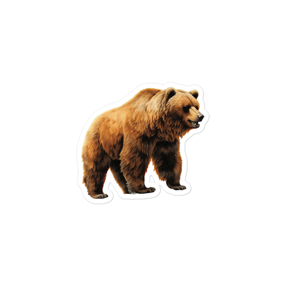 Kodiak Bear Sticker - Stickerfy.ai