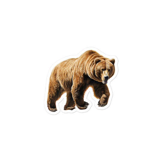 Kodiak Bear Sticker - Stickerfy.ai