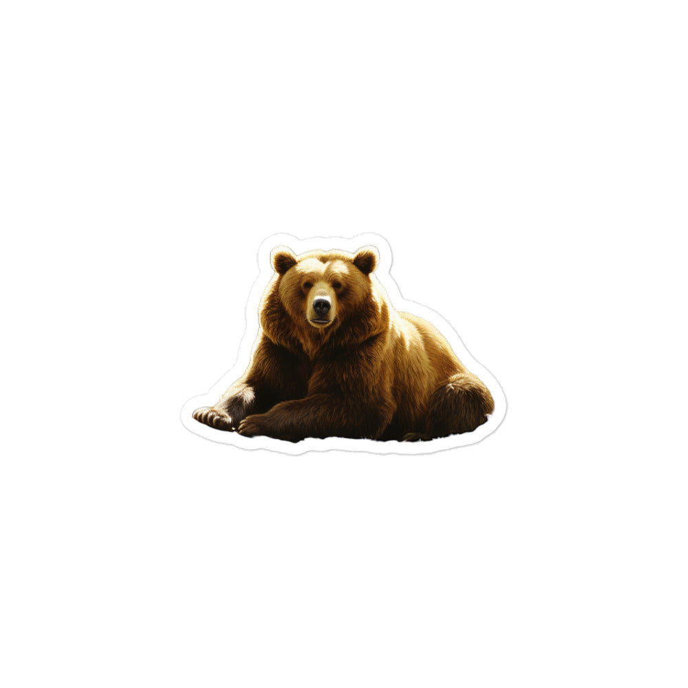 Kodiak Bear Sticker - Stickerfy.ai