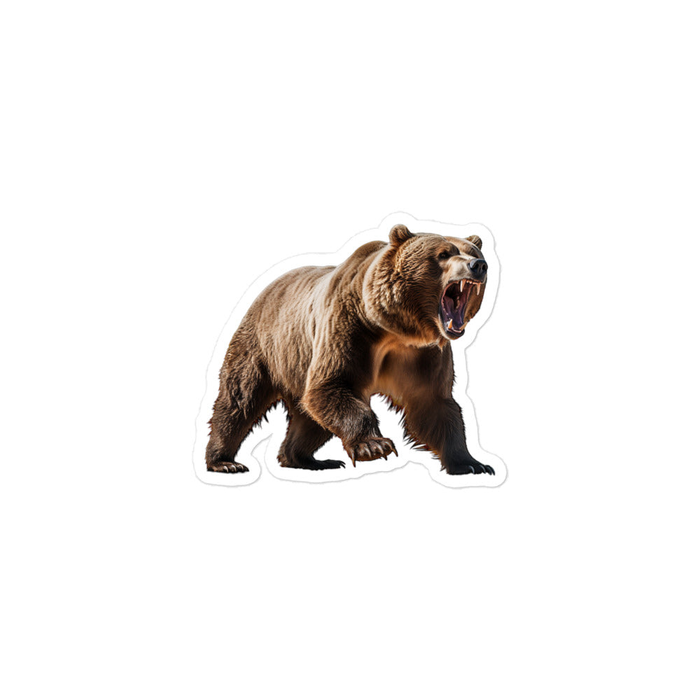 Kodiak Bear Sticker - Stickerfy.ai