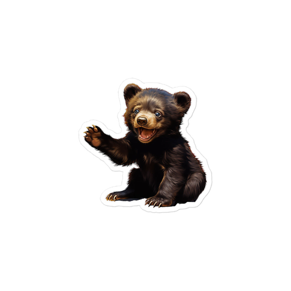 Sun Bear Sticker - Stickerfy.ai