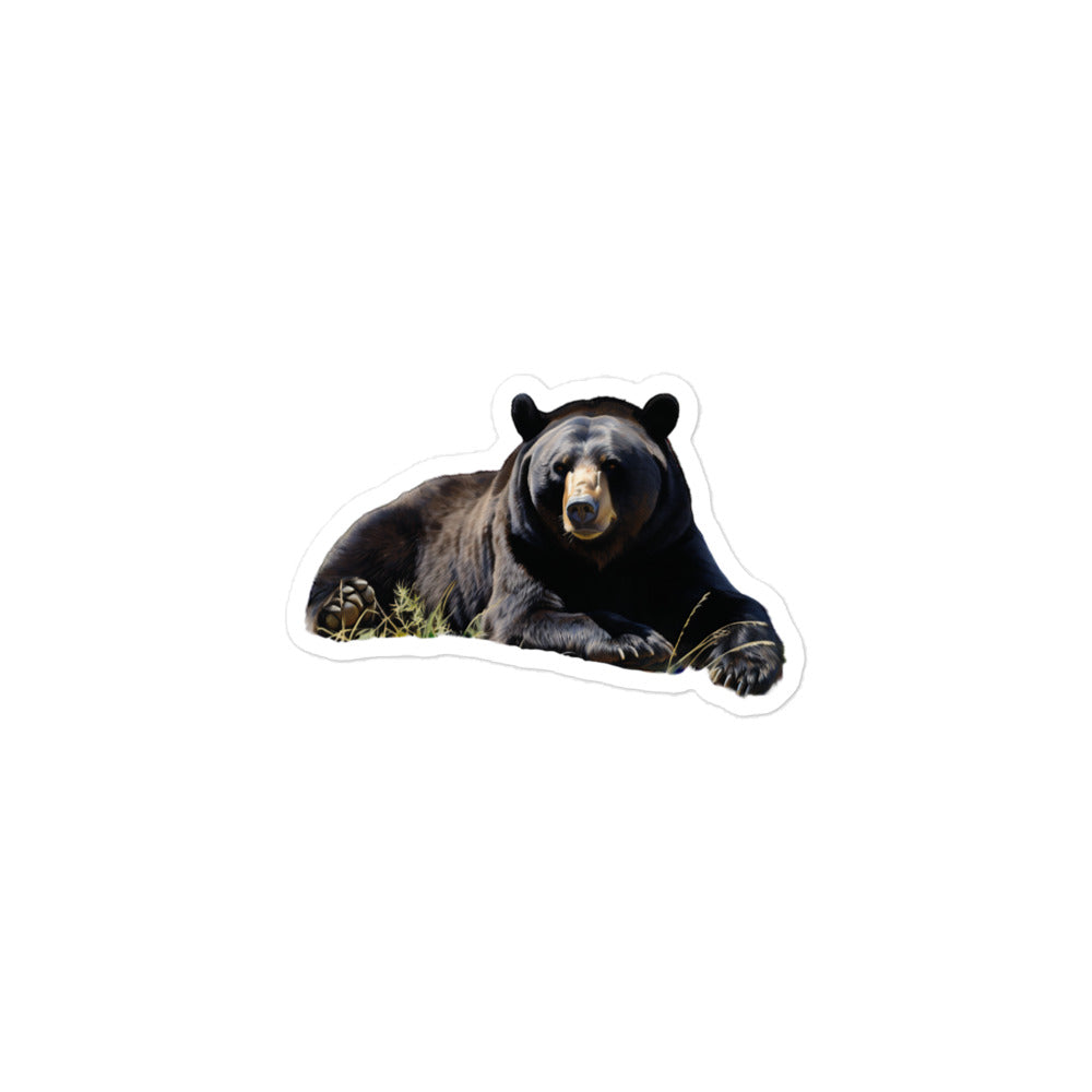 Black Bear Sticker - Stickerfy.ai