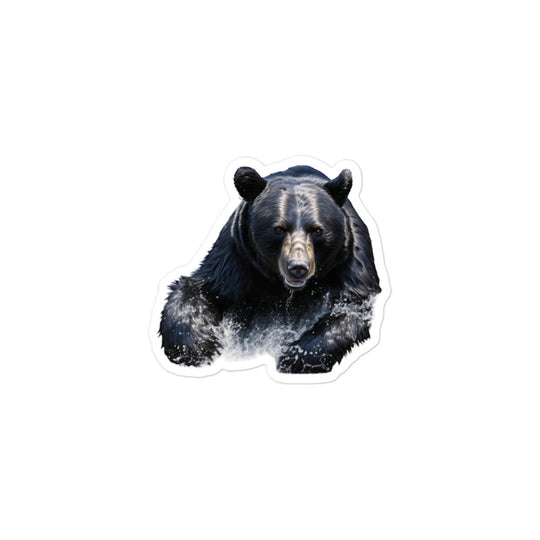 Black Bear Sticker - Stickerfy.ai