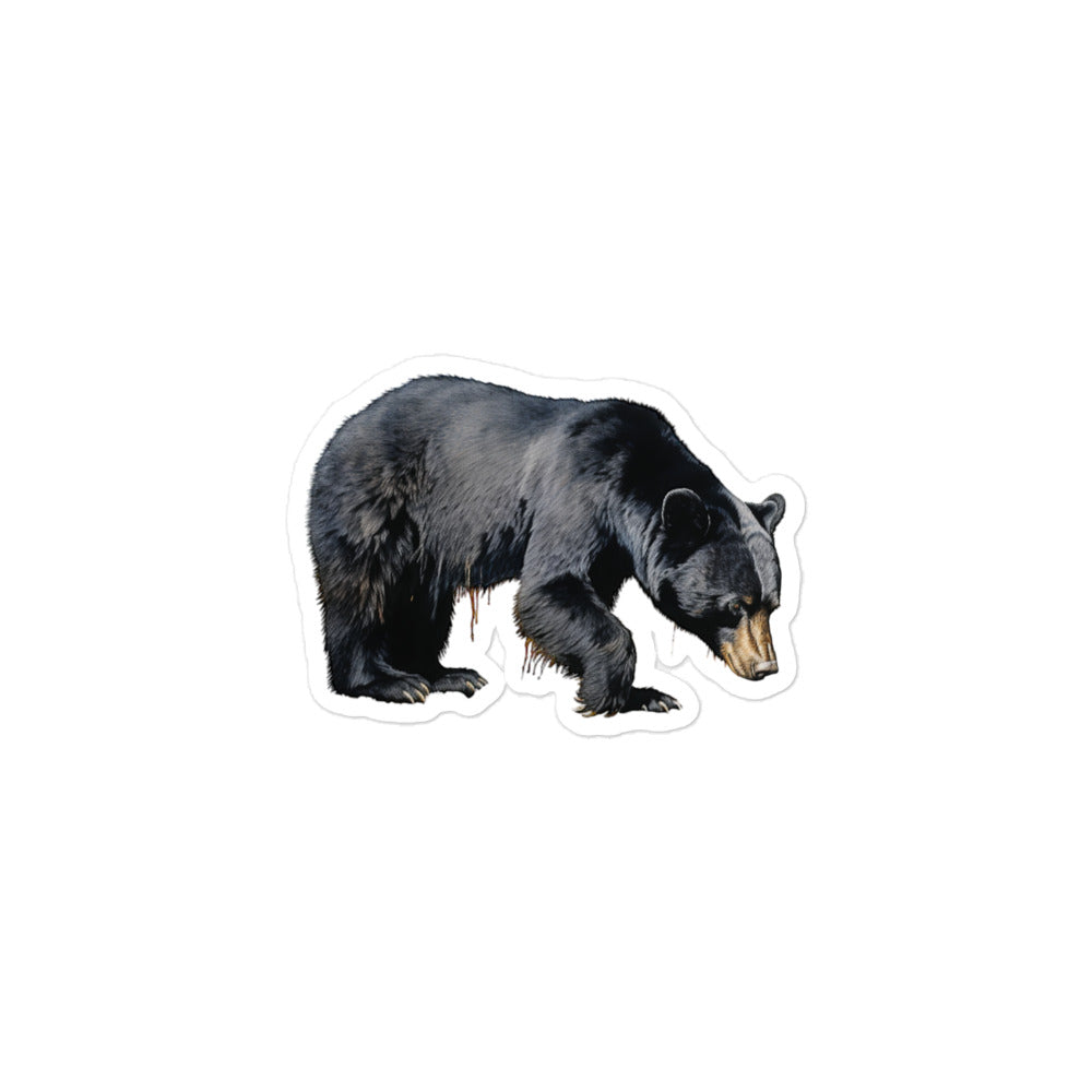 Black Bear Sticker - Stickerfy.ai