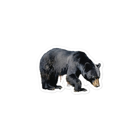 Black Bear Sticker - Stickerfy.ai