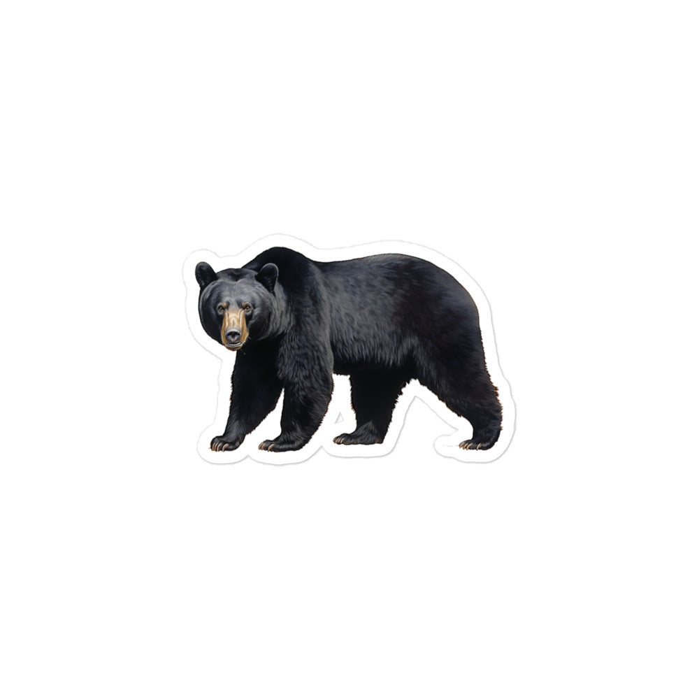 Black Bear Sticker - Stickerfy.ai