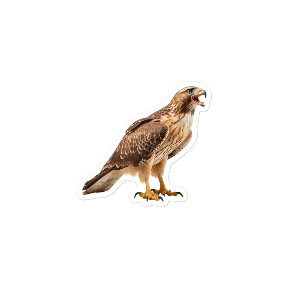 Red Tailed Hawk Sticker - Stickerfy.ai