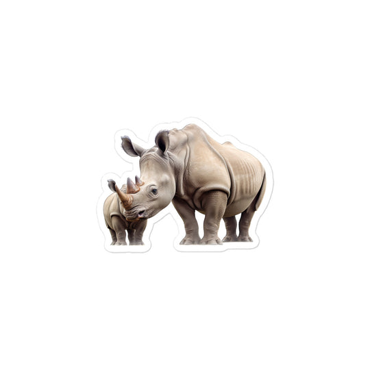 Indian Rhinoceros Sticker - Stickerfy.ai