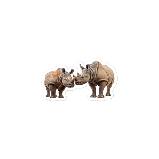 Indian Rhinoceros Sticker - Stickerfy.ai