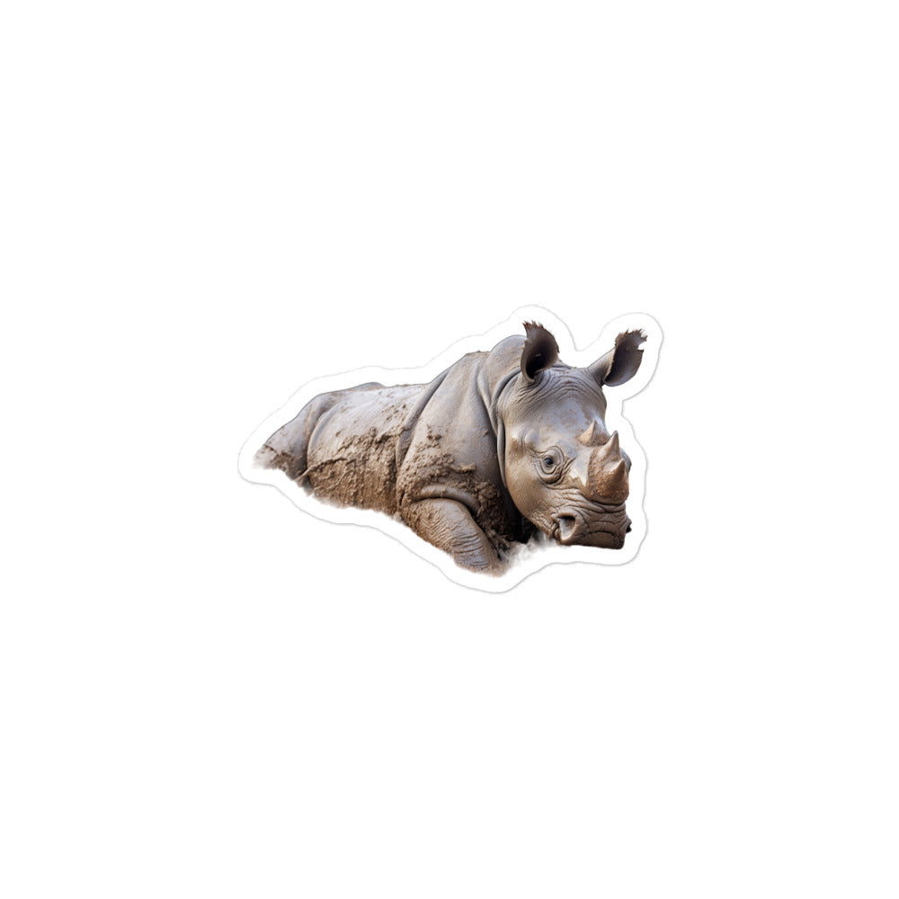 Indian Rhinoceros Sticker - Stickerfy.ai