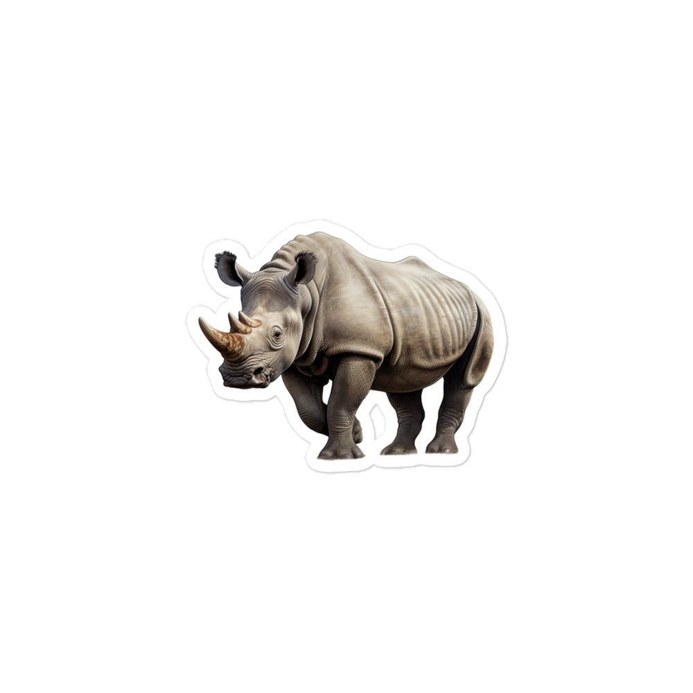 Indian Rhinoceros Sticker - Stickerfy.ai