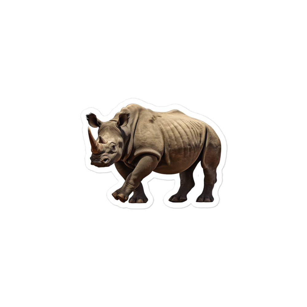 Indian Rhinoceros Sticker - Stickerfy.ai