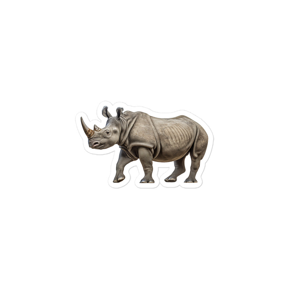 Indian Rhinoceros Sticker - Stickerfy.ai