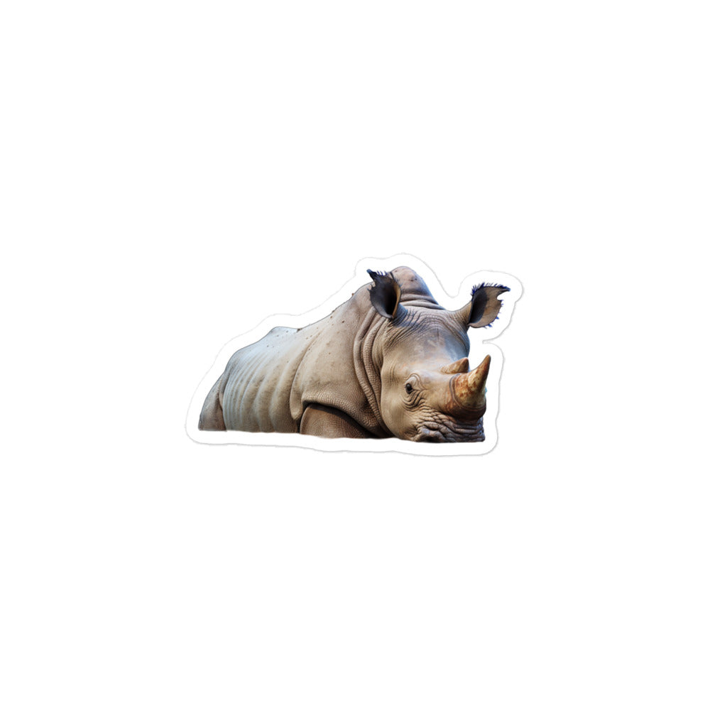 Indian Rhinoceros Sticker - Stickerfy.ai