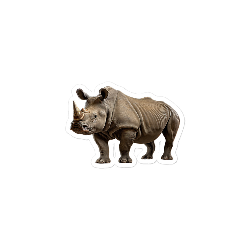 Indian Rhinoceros Sticker - Stickerfy.ai