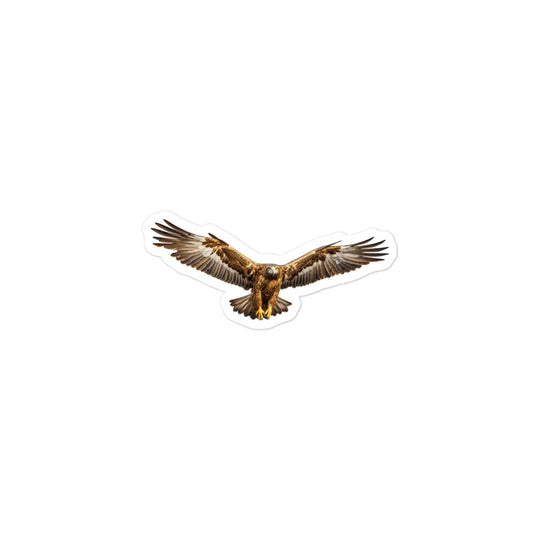 Golden Eagle Sticker - Stickerfy.ai