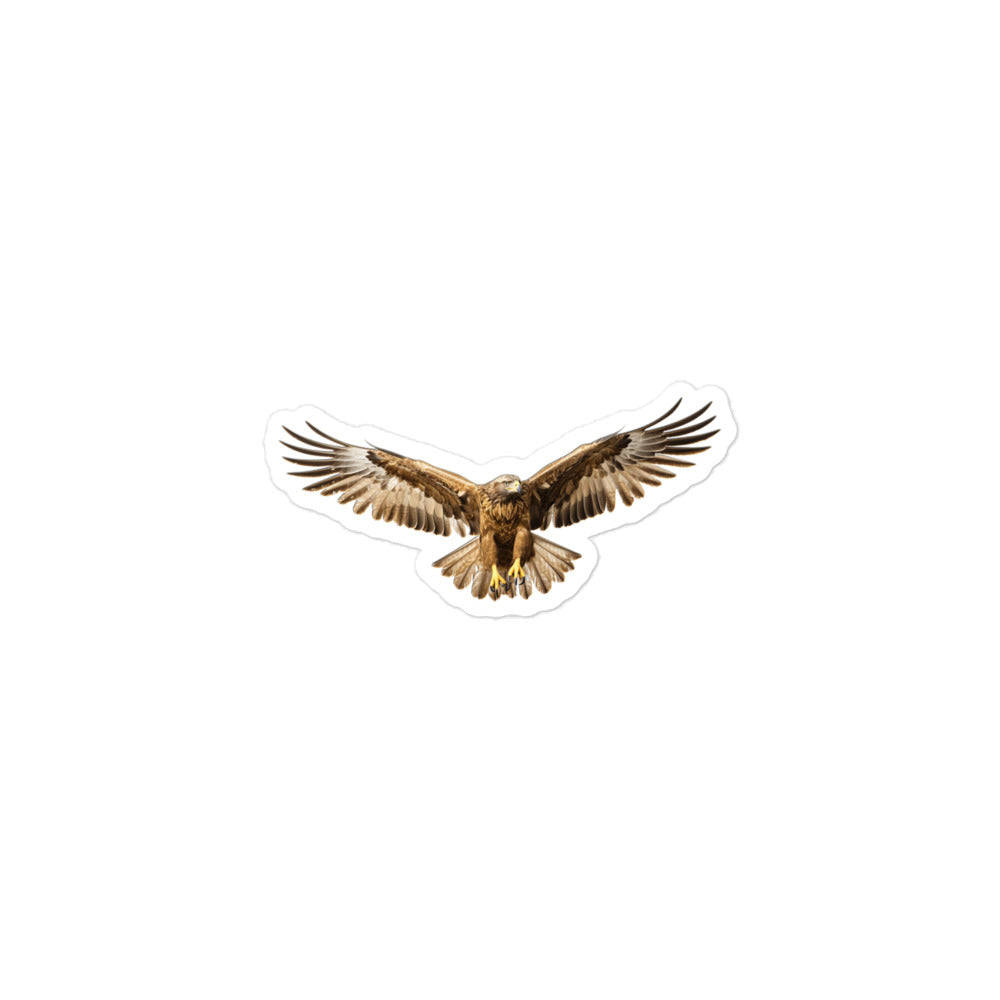 Golden Eagle Sticker - Stickerfy.ai