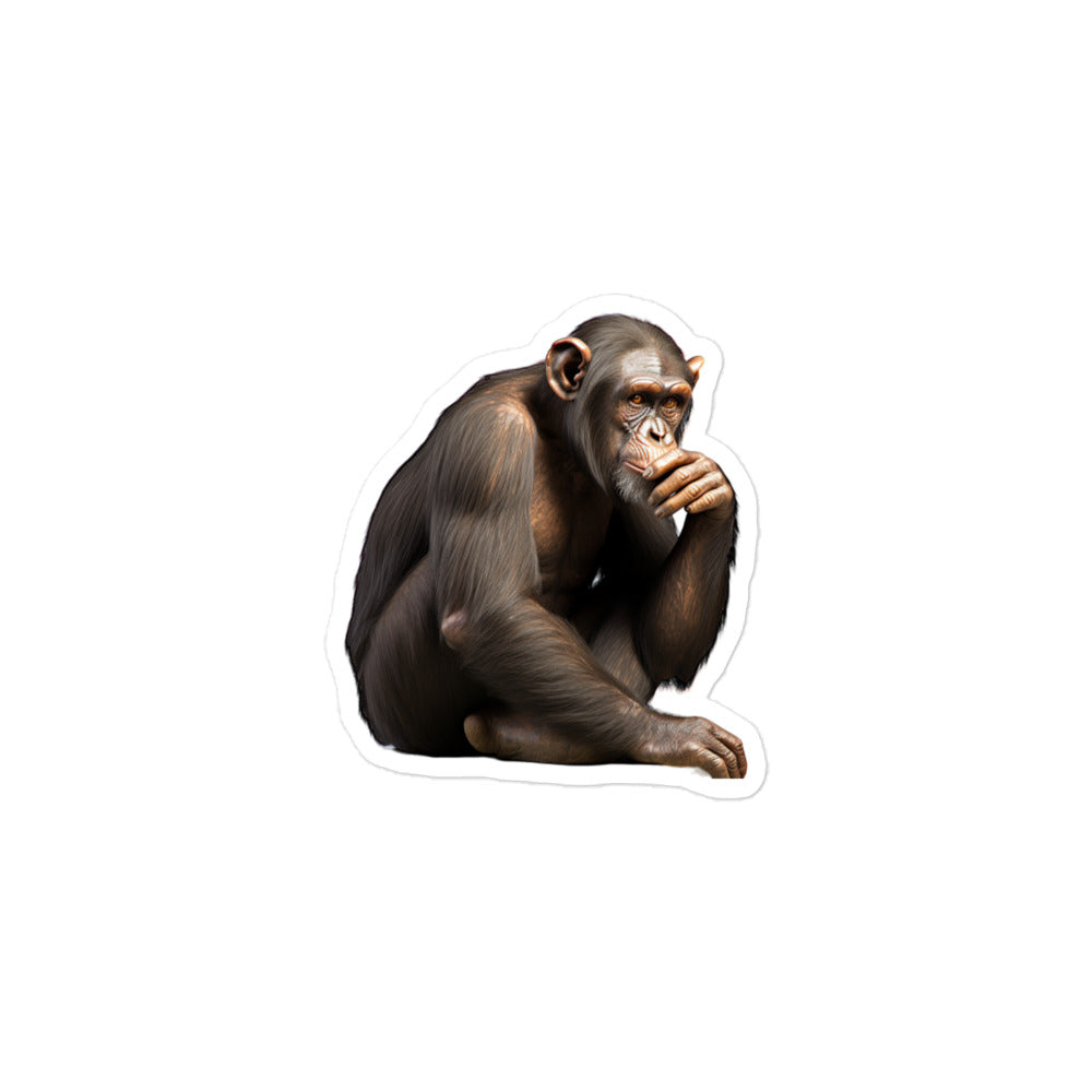 Chimpanzee Sticker - Stickerfy.ai