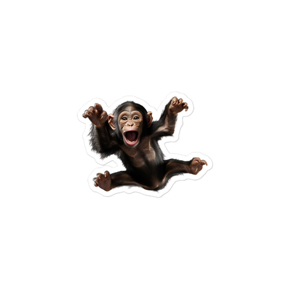 Chimpanzee Sticker - Stickerfy.ai