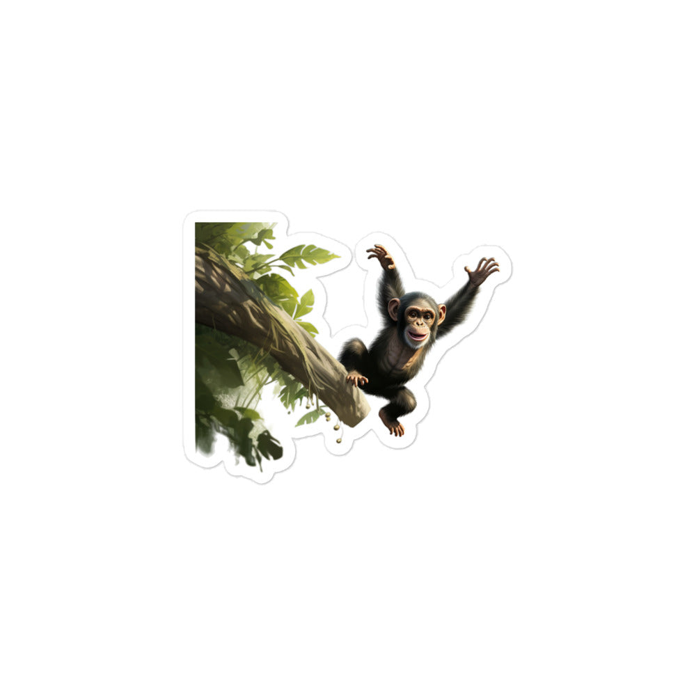 Chimpanzee Sticker - Stickerfy.ai