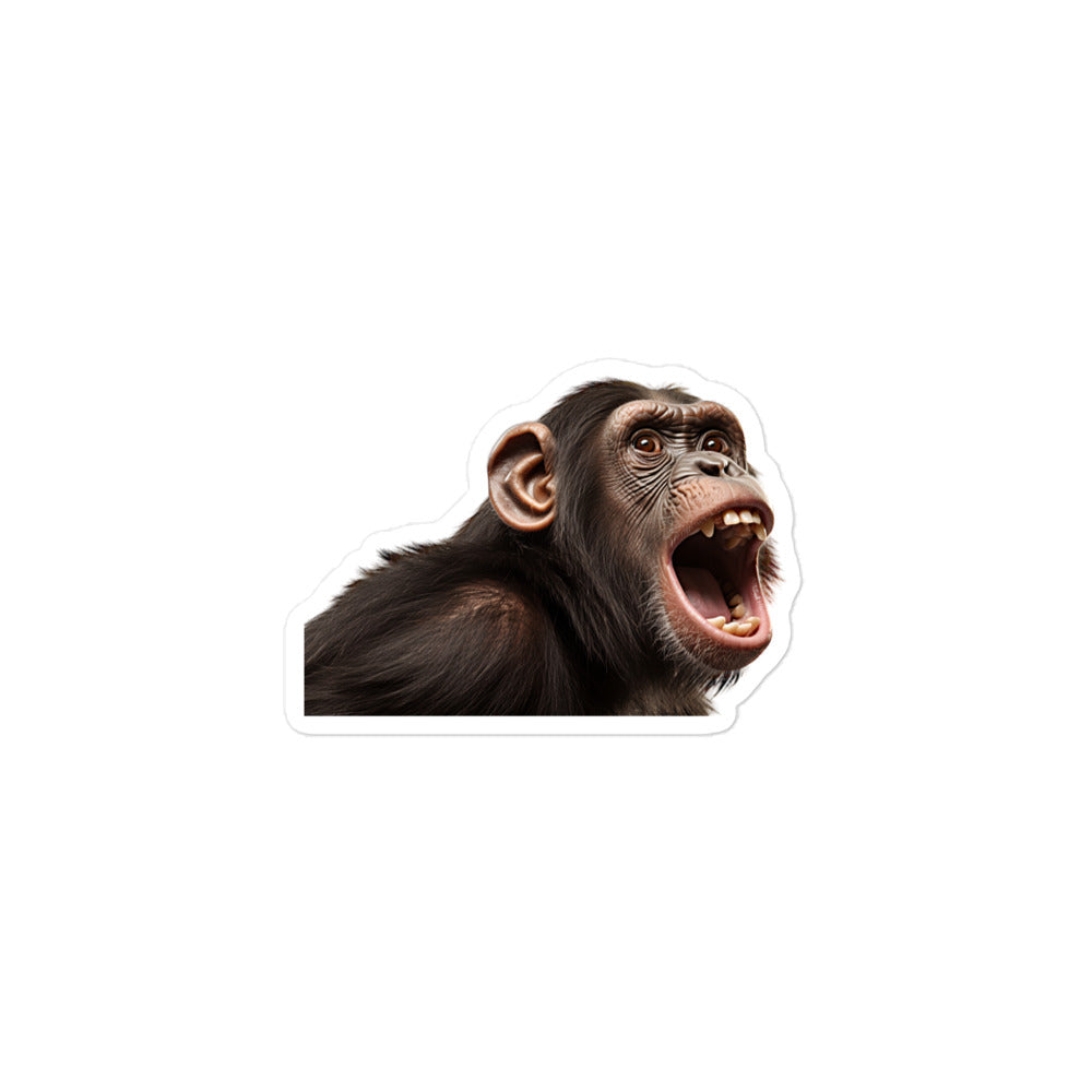 Chimpanzee Sticker - Stickerfy.ai