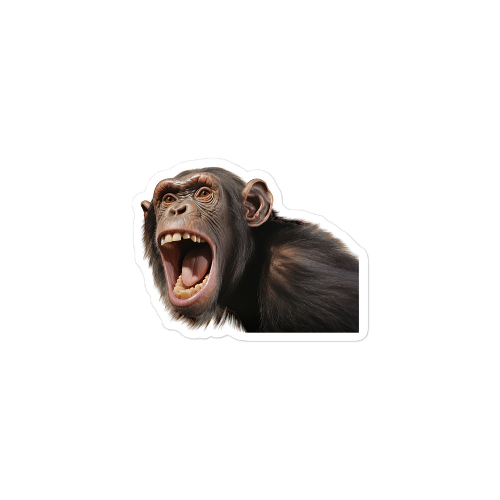 Chimpanzee Sticker - Stickerfy.ai