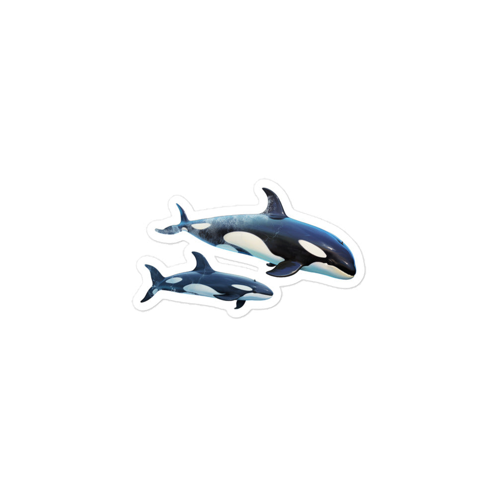 Orcas Sticker - Stickerfy.ai