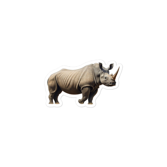 Black Rhinoceros Sticker