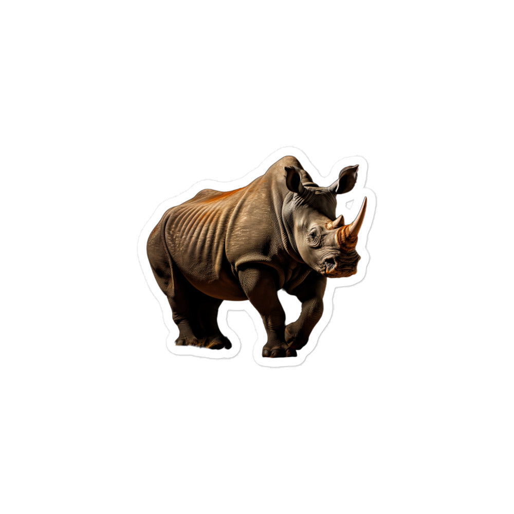 Black Rhinoceros Sticker