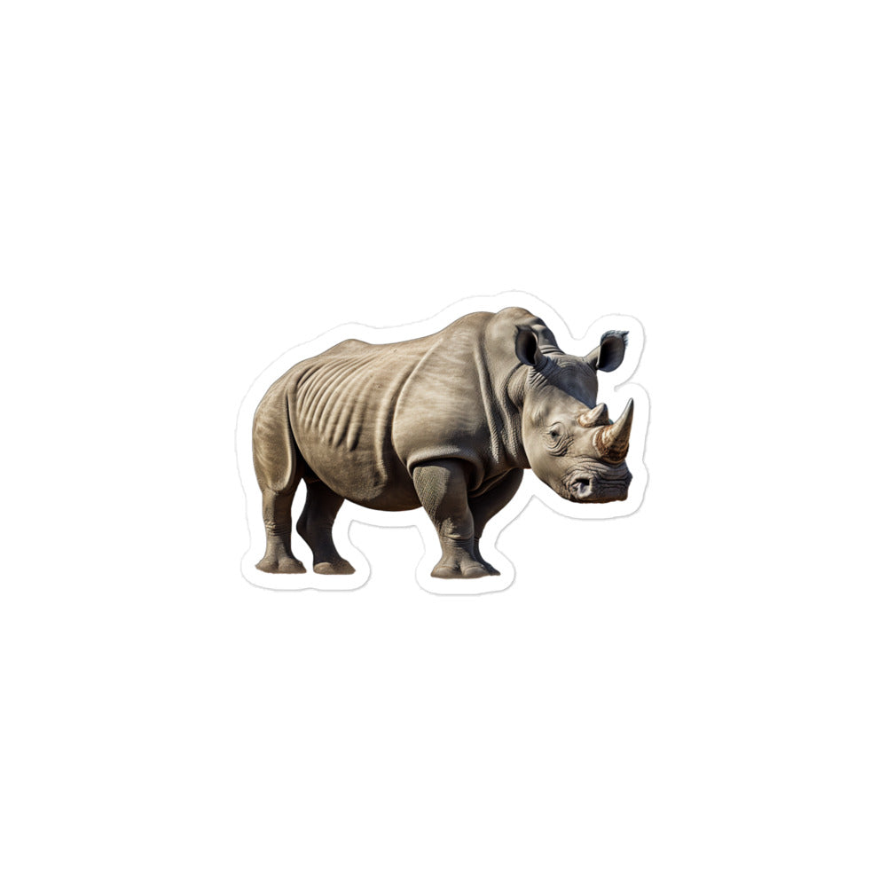 Black Rhinoceros Sticker