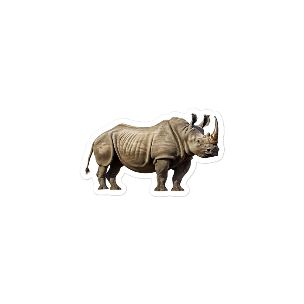 Black Rhinoceros Sticker