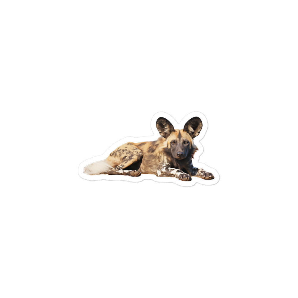 African Wild Dog Sticker