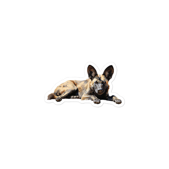 African Wild Dog Sticker