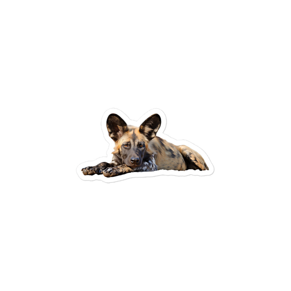 African Wild Dog Sticker