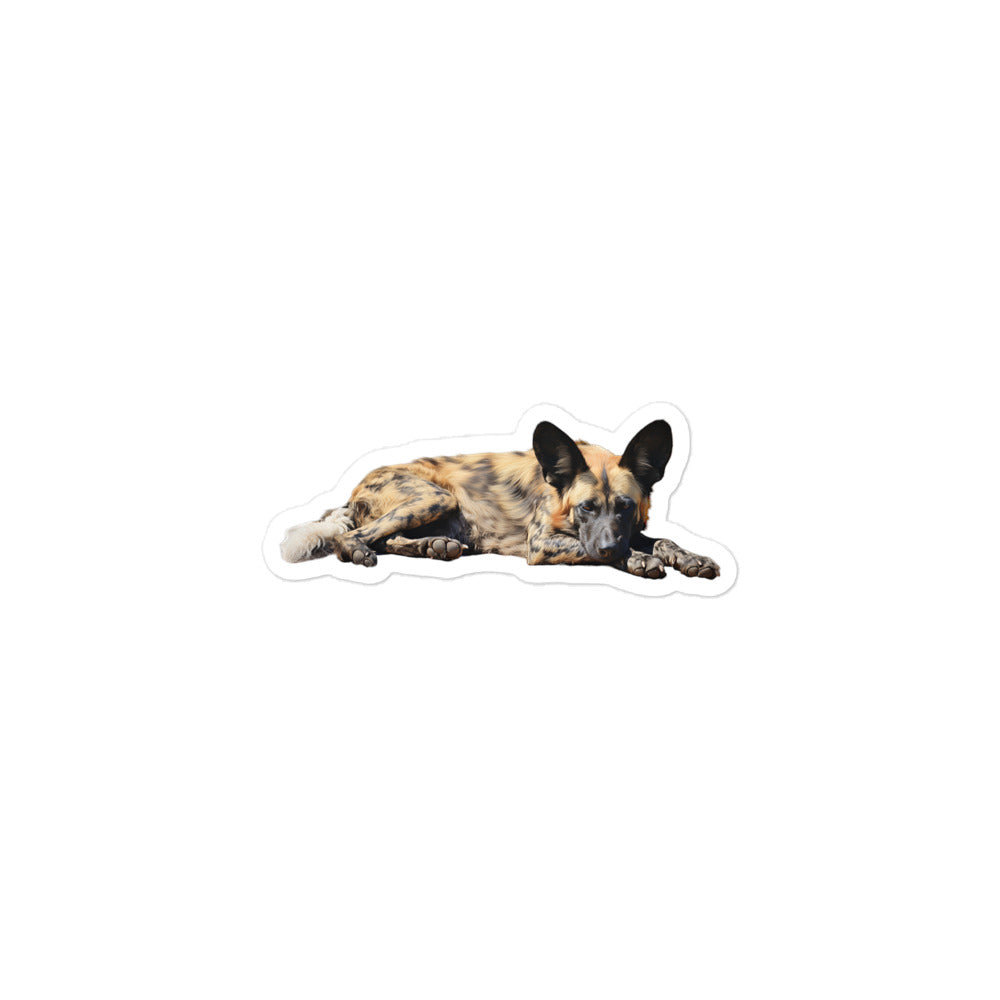 African Wild Dog Sticker