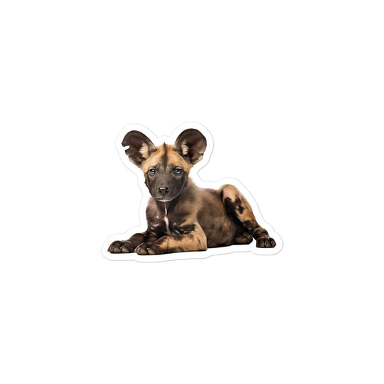 African Wild Dog Sticker