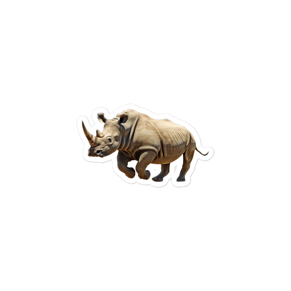 White Rhinoceros Sticker