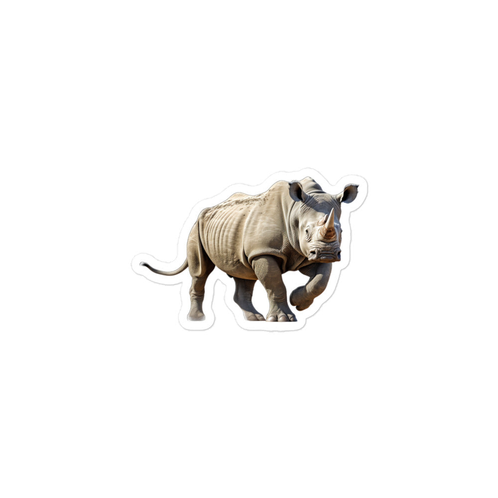 White Rhinoceros Sticker