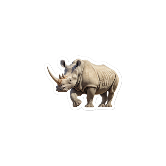 White Rhinoceros Sticker