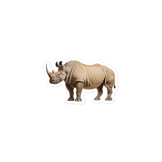 White Rhinoceros Sticker