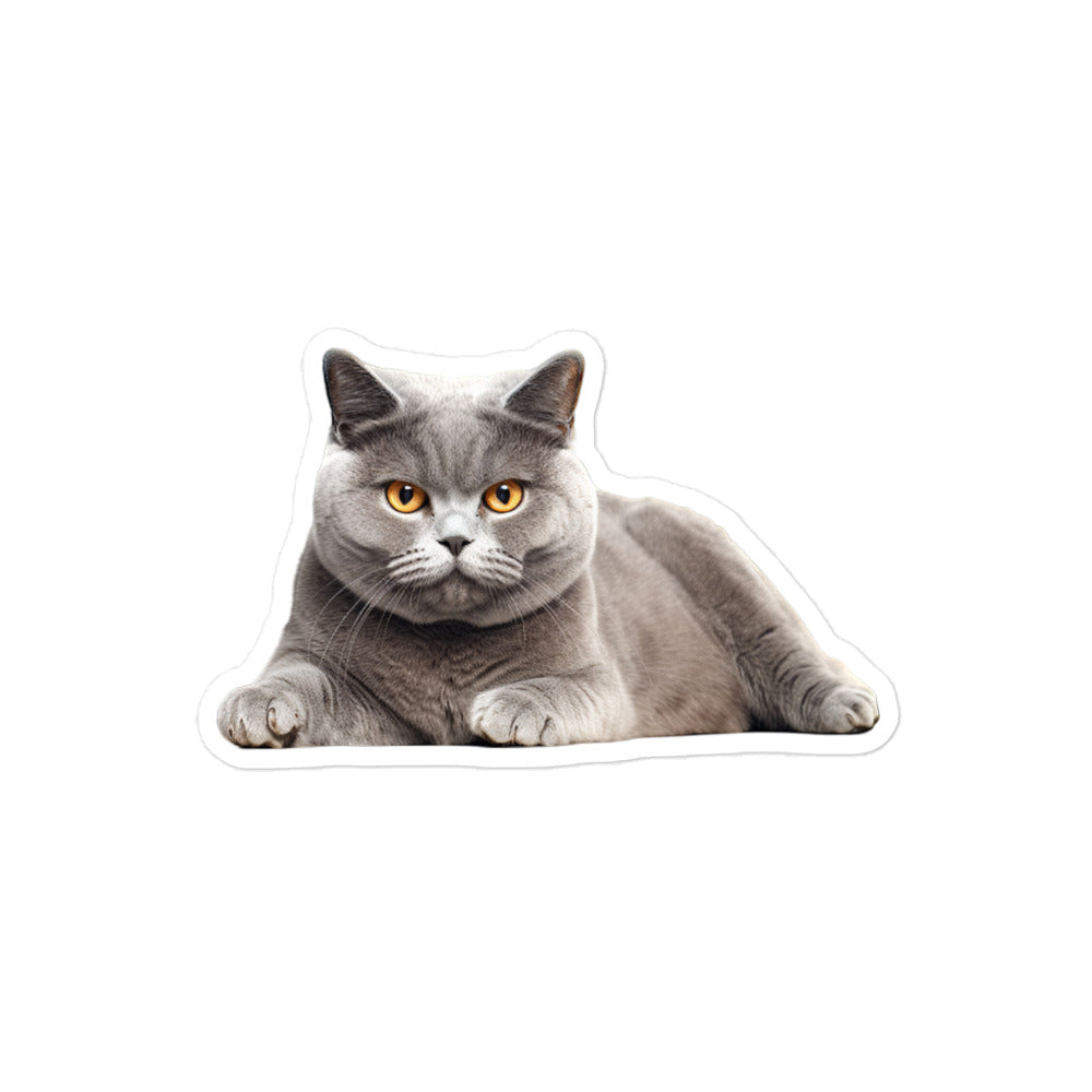 British Shorthair Sticker - Stickerfy.ai